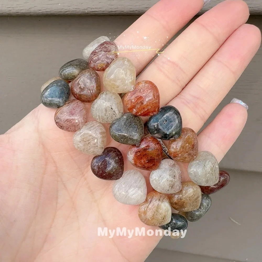 Four Season Phantom Quartz Heart Bracelet 12mm